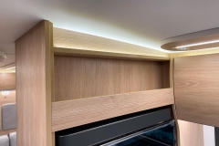 Open Cabinet above Galley TV